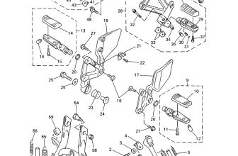 YAMAHA Bracket 3, 4YR-27443-00 OEM FZS600FAZER