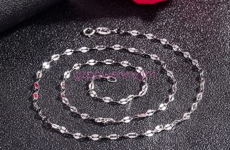 Genuine 925 Sterling Silver Necklace 3.0mm Lips Chain Stamped Italy Ladies Gift