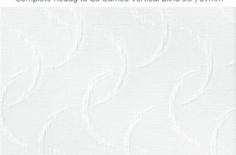 Complete Ready To Go Cameo Quality Vertical Blind Wand Control Operation 3.5″