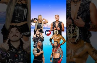 Liv Morgan, Dominik Mysterio, The Rock vs Roman Reigns, Rey Mysterio, Rhea Ripley 💥👿 #shorts