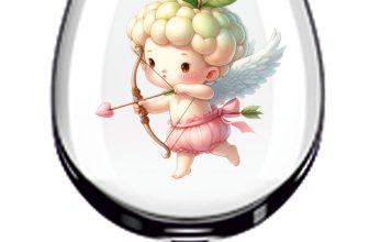 12x Fruit Kid Flower Valentine’s Day Wine Glass Van Vinyl Sticker Decals a8132