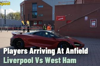 Liverpool Players Arrive at Anfield in Their Cars vs West Ham