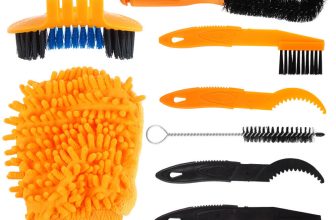 8 Pcs Wheel Scrubber Bicycle Chain Washer Road Bike Cleaning Kit