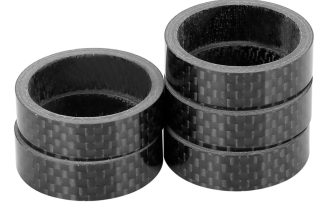5pcs 10mm Bike Headset Spacer Bicycle Carbon Fiber Fit 1 1/8 Inch Stem for Bike