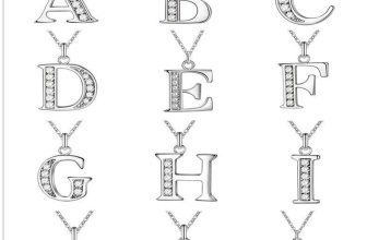 925 Sterling Silver Plated A-Z Letter Pendant Alphabet Initial Crystal CZ + 🛍️