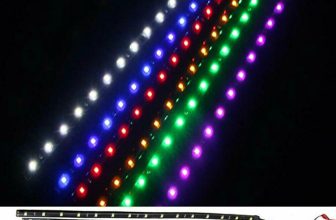DC 12V Motorcycle LED Strip Lights 30-120cm Underglow Neon Light Multicolor Lamp