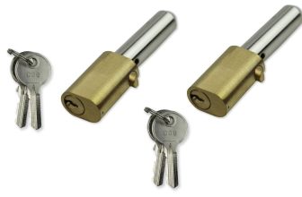 Roller Shutter Bullet Locks Oval 1 Pair On Same Key Pin Shutter Lock 4 Keys