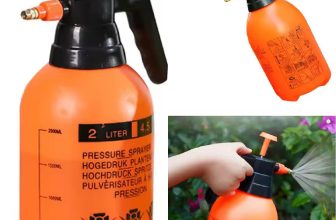 2L Garden Hand Pump Sprayer – Portable Pressure Spray Bottle Water Weed Chemical
