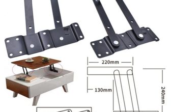 1 Pair Lift Up Top Coffee Table Lifting Frame Spring Hinge Gas Hydraulic Hinge