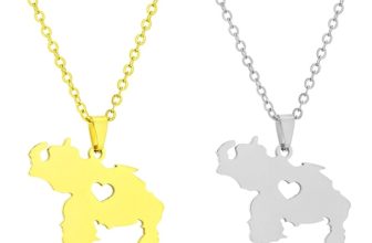 Vintage Venezuela Map Necklace Simple Symbol Necklace Statement Jewelry