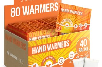 80 Hand Warmers (40 Packs) for Pockets, Gloves, Hiking, Golf, Football, Outdoors