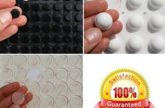 Clear, Black, White 3M RUBBER FEET silicone selfadhesive furniture pads, Large