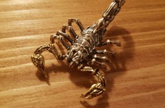 Sterling Silver 925 Large Scorpion Pendant Handmade UK