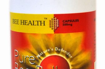 Bee Health Pure Bee Pollen 100 Capsules 500 mg