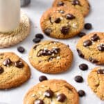 Almond Flour Chocolate Chip Cookies
