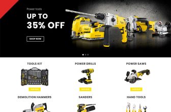 Power Tool Store Website Business Earn 2nd Income £500+ Monthly Automatic
