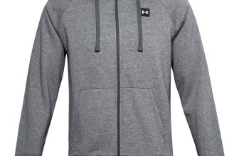 Under Armour Rival Fleece Golf Hoodie – FULL ZIP – Grey