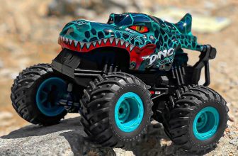 Remote Control Kids Small Shark Car Toy Friction Powered Truck 360° Rotation