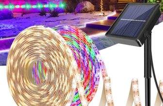 5M Solar Powered LED Light Strip Band Tape Lamp Outdoor Garden Waterproof Lights