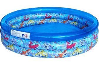 Kids Inflatable 3 Ring 165cm Paddling Garden Pool Child Swimming Fun Outdoor