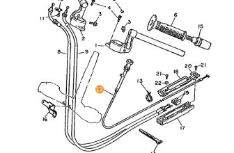 YAMAHA Starter Cable Assy, 1TX-26330-00 OEM FJ1200