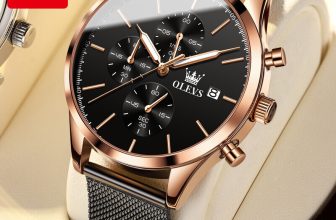 Men’s Watch Quartz Movement Multi-Function Chronograph Watch Waterproof Calendar