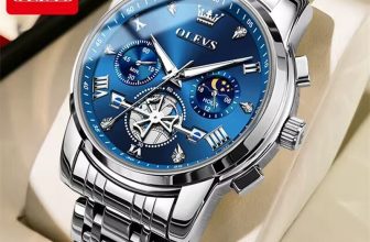 Man Watch Chronograph Waterproof Luminous Multifunction Luxury Quartz Wristwatch