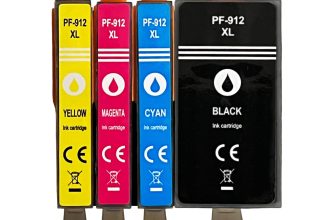 4 Ink Cartridge 912XL Fits HP OfficeJet 8020 8021 8022 8023 8024 8025