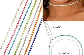 Rhinestone Diamante Crystal Choker Necklace Chain Silver Gold FREE UK POST