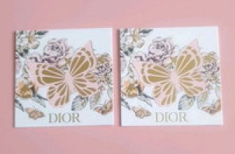 2 x Dior Perfume Advertising Blotter Cards New Release 2025 Limited Edition