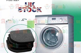 4PCS Washing Machine Shock Mute Pads Refrigerator Non-slip Anti Vibration Mat UK
