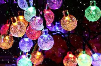 LED String Lights SOLAR POWERED Retro Bulb Garden Fairy Ball Hangin Outdoor Lamp