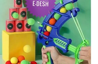 Bow Arrow Archery Kids Boys Toy with 5 Soft Foam Balls Target Set IDEAL GIFT SET