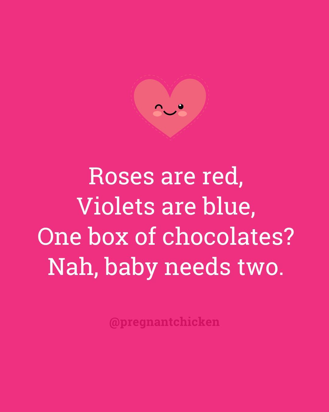 Funny Pregnancy Valentine's Day Notes