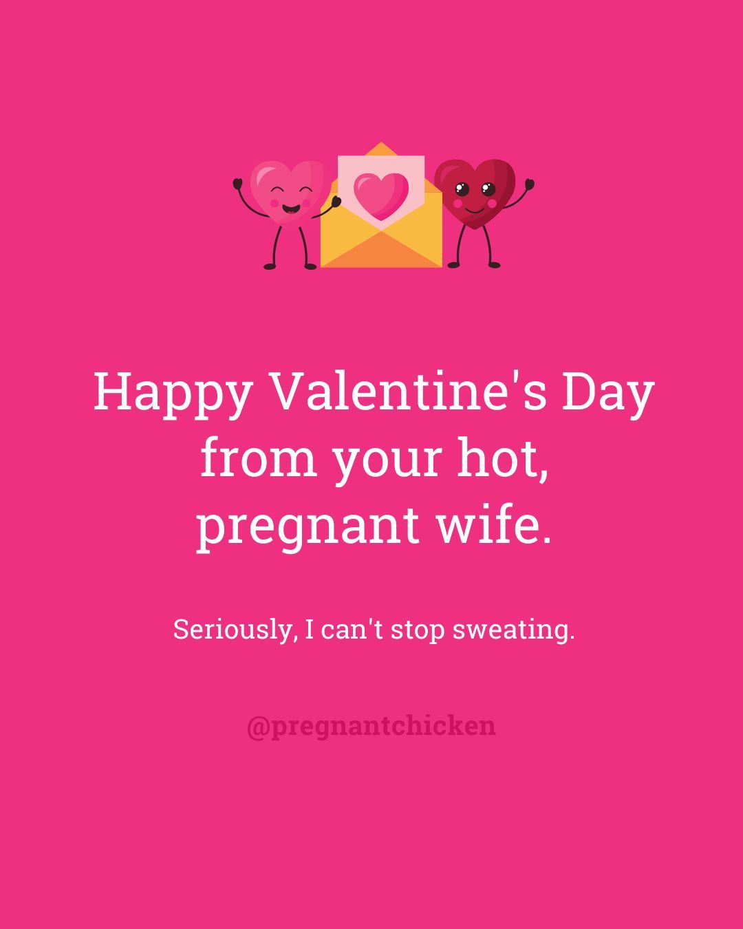 Funny Pregnancy Valentine's Day Notes