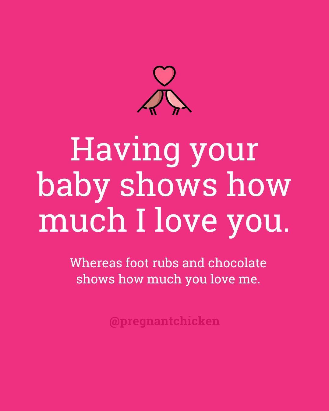 Funny Pregnancy Valentine's Day Notes