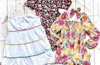 Girls Bundle Dresses & Romper Set of 3 Spring Floral Colorful Size 8 Medium