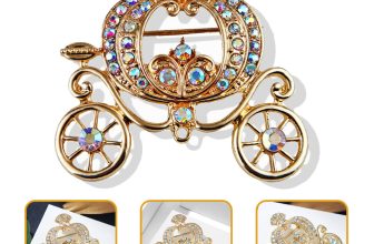 Dress Up Costume Jewelry Rhinestone Brooch Vintage Brooch Pin