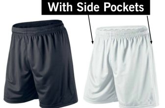 Football Shorts Sports Running Gym Breathable Fitness PE XSmall- XXL with pocket