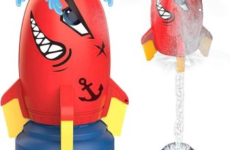 Xwin Sportseries Water Rocket Sprinkler Toy for Kids Pirate-Themed Interactive