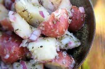 Easy Champagne Vinegar Red Potato Salad