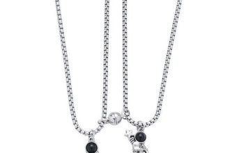 Magnet Heart Best Friend Lover Couple Astronaut Star Friendship Necklace Gift
