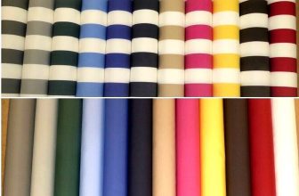 OUTDOOR WATERPROOF FABRIC UV Resistant Waterproof for Furniture Cushions Awnings