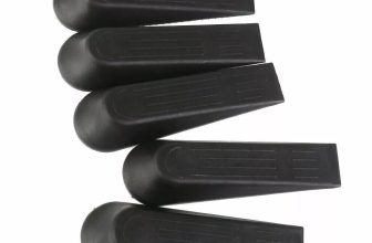 Dooor Stopper Heavy Duty Plastic Door Stop Wedge Holder 5pk