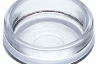 CASTOR CUPS FURNITURE FLOOR PROTECTOR GLIDES CLEAR PLASTIC 44MM ( pack of 4 )