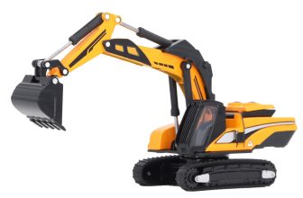 Construction Vehicle Digger Toy Metal Excavator Toy 360 Degrees Rotation Alloy