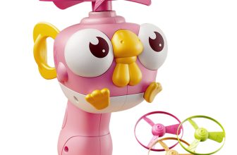 Flying Disc Toy Interactive Catching Outdoor Toy with Spinners for Boys Girls