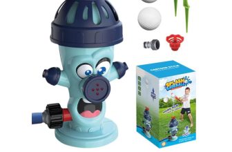 Cute Fire Water Sprinkler Baseball Toy Summer Water Game for Kids Outdoor Play