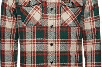 Superdry Vintage Shirt Sherpa Lined Miller Wool Overshirt Green