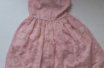 NWOT Girls TAHARI GIRLS Pink Sleeveless Eyelet Dress Size 8